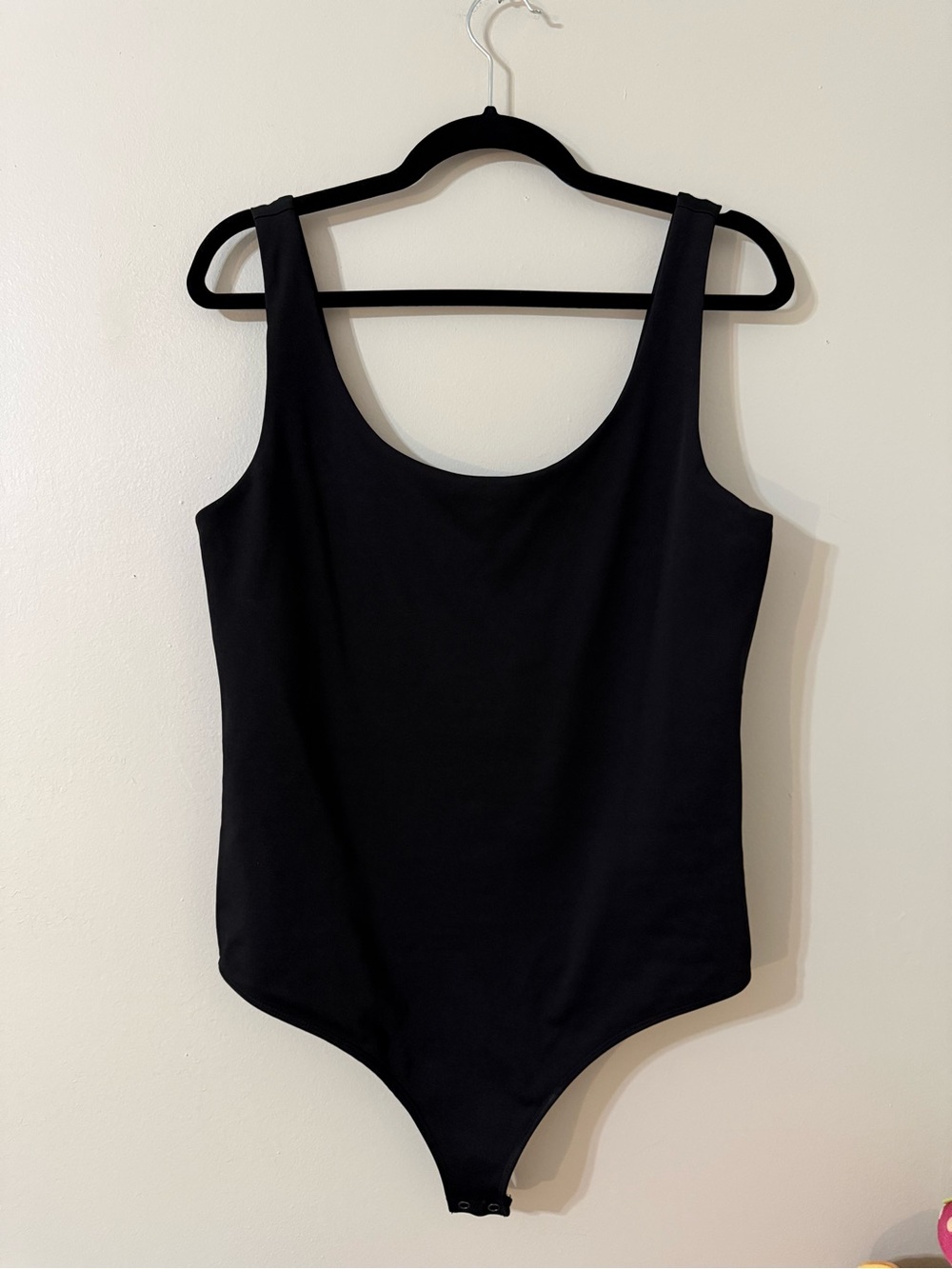Express Body Contour High Compression Black Tank Bodysuit Size L